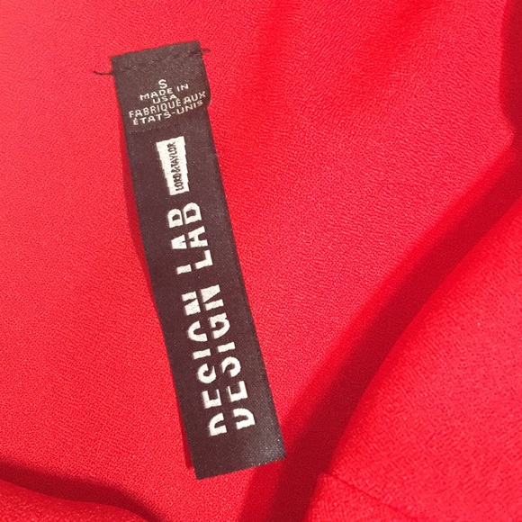 Design Lab Red Romper size S - Picture 5 of 6